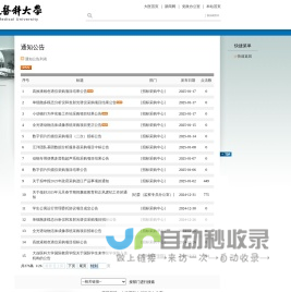 大连医科大学通知公告